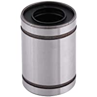 Cojinete BiuZi 1Pc LM12UU 12mm ID 20mm OD Cojinete lineal Cojinete Cojinete Cojinete de bolas lineal de acero para 12mm…